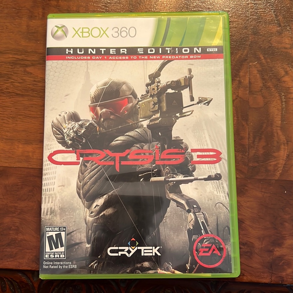 CRYSIS XBOX 360 Hunter Edition